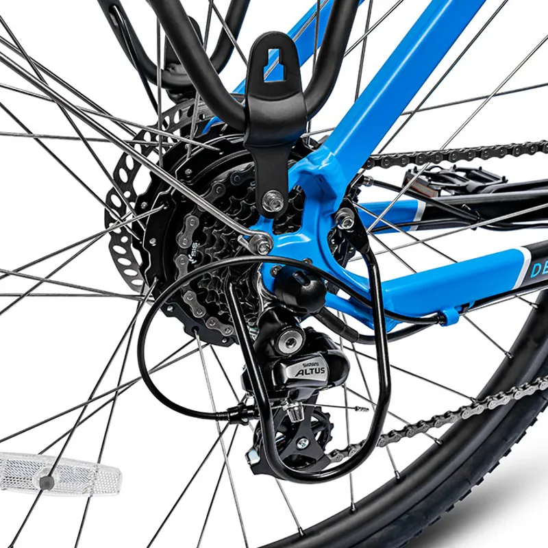 Ampere Hilux 700c Wheel Electric Bike Black and Blue-5